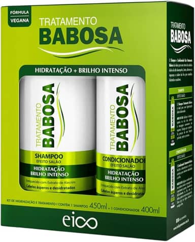 Eico Kit Tratamento Babosa Shampoo 450ml + Condicionador 400ml