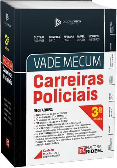 Vade Mecum Carreiras Policiais - Dedicação Delta - 3ª Edição (2024)