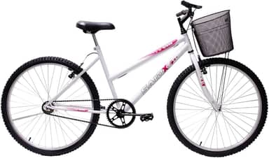 Bicicleta de Passeio Saidx Bike Feminina Sem Marchas, Aro 26 Mono, Freio V Brake