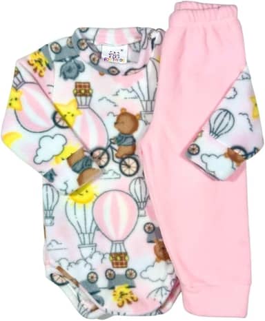 Conjunto Body Calça Soft Pettenati Bebê Inverno Anti-pilling
