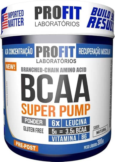 Bcaa 6.1.1 Super Pump - Pote 300G - Natural, Profit