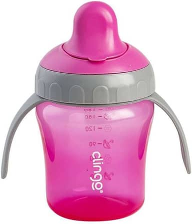 Copo de Transição Bico Rigido Colors Rosa, Clingo, Rosa, C2224