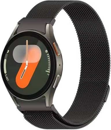 Pulseira Slim Milanese Metal Inox Loop Compatível com Samsung Galaxy Watch 7, 40mm 44mm, Malha Magnética de Aço Inoxidável Watch7