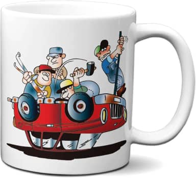 Caneca Engraçada Mecânicos Carro Xícara Personalizada