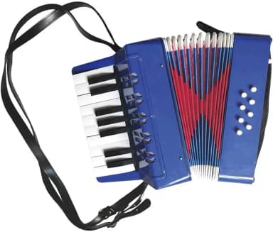 Mini Acordeon Sanfona Musical Infantil Criança 8 Baixos