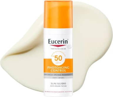 EUCERIN Protetor Solar Facial Anti-idade FPS 50 50ml, Antirrugas, Pele Madura, Proteção UVA, UVB e Luz Visível