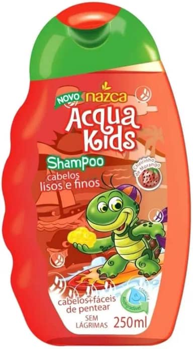 Acqua Kids Shampoo Impala Lisos e Finos 250 ml, Nazca Cosméticos