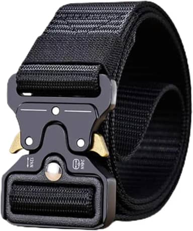 Cintos táticos masculinos estilo militar plus size cinto de trabalho de 3,8 cm com fivela de liberação rápida