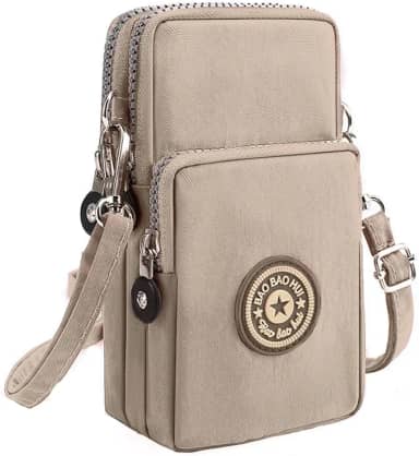 Pequena bolsa transversal para mulheres, mini bolsa de celular carteira com alça ajustável sobre o ombro