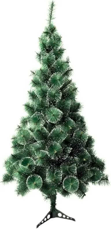 Árvore De Natal 1,50cm Pinheiro Luxo Nevada 360 Galhos Cheia Resistente Tradicional Verde Premium