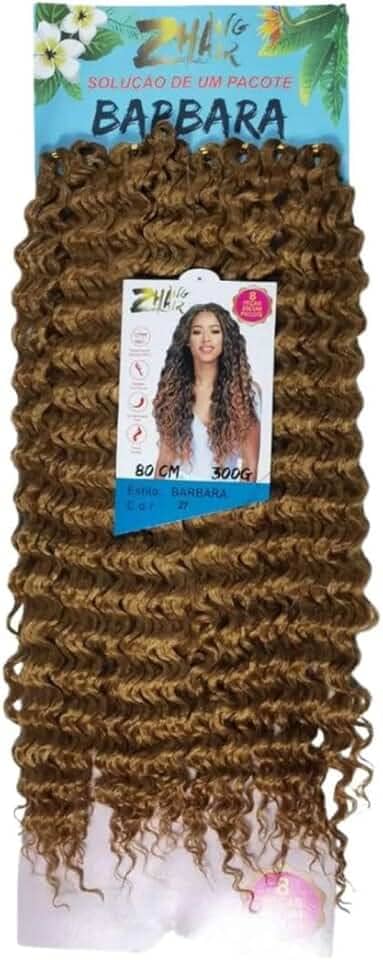 CABELO ORGÂNICO BÁRBARA 8X COR 27 - MEL