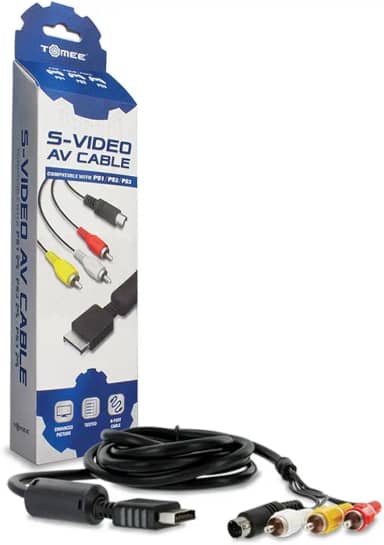 Tomee S-Video AV Cable for PS3/ PS2/ PlayStation