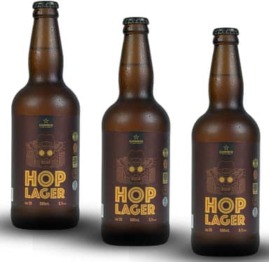 Cerveja Campinas Hop Lager 500ml - 3 unidades