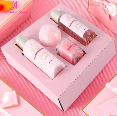 Kit Presente Spa Feminino de Natal com Aromaterapia para Banho, Ideal para Aniversário, Mãe, Esposa e Namorada