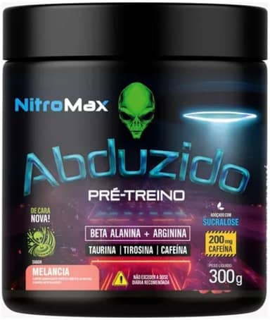 Pre Treino Abduzido 300g Original Nitromax (Melancia)