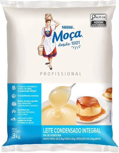 Leite Condensado MOÇA 3kg
