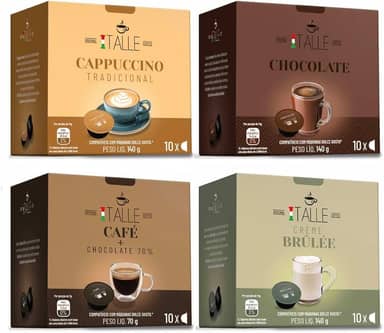 Cápsula Chocolate Cappuccino Dolce Gusto Café Italle 40 Und