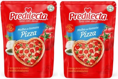 Molho de tomate para pizza Predilecta sem glúten em sachê 1.7 kg (2)