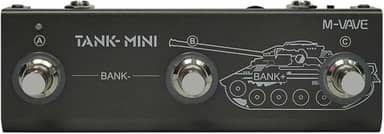 M-VAVE TANK MINI Pedal Multiefeitos para Guitarra/Baixo com 21 Presets, Bluetooth, Bateria Recarregável 7h, Interface Áudio USB, Modelador de Amp e Cab IR - Efeitos Profissionais Portátil