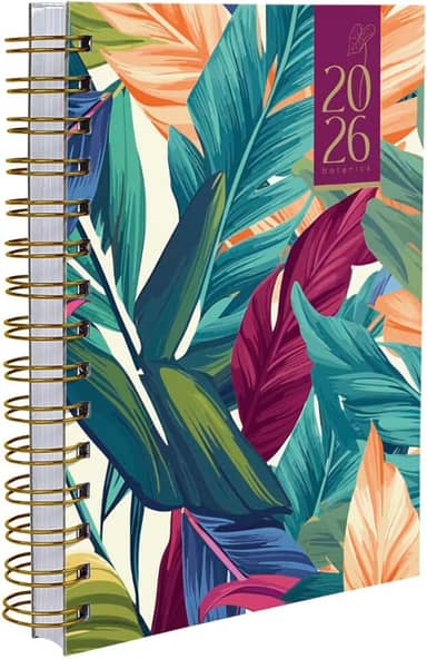 Agenda Capa Dura 2026 Botanics Tropical Leaves