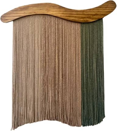 Painel Macramê Onda Decoração Parede Boho Chic