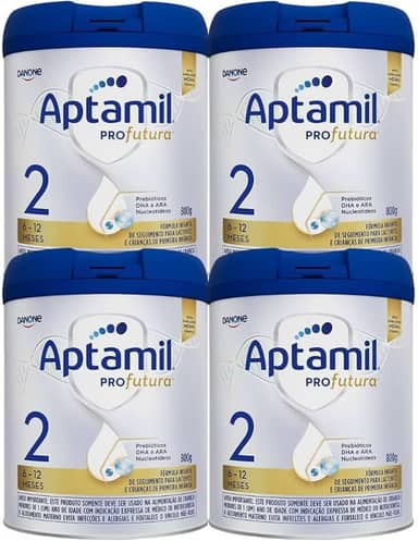 Fórmula Infantil Aptamil Profutura 2 800g - Kit 4 latas
