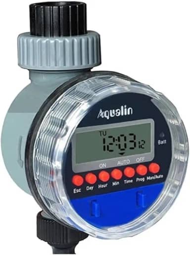 Temporizador De Irrigação Digital Timer Para Jardim Hortas Aspersor Fluxo Programável Automático