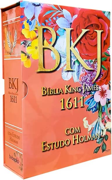 Bíblia King James Fiel 1611 com Estudo Holman - Feminina - 6° Edição