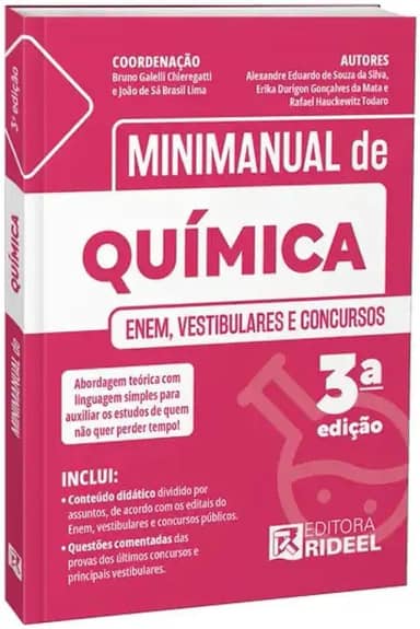 MINIMANUAL DE QUÍMICA - ENEM, VESTIBULARES E CONCURSOS