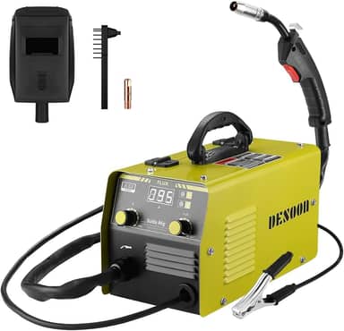 Máquina de Solda MIG Sem Gás 100A Inversora IGBT Tecnologia 220V Soldador com Tela Digital e proteção contra sobrecarga