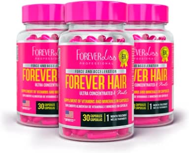 Kit Forever Hair Crescimento Acelerado 90 dias Forever Liss