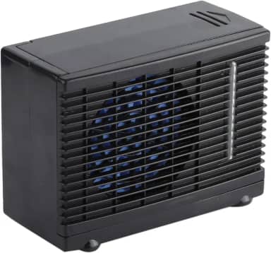 KIMISS Ar condicionado portátil para carro, ar-condicionado portátil CC 12 V, caminhão, casa, 20 x 11 x 15 cm, mini ventilador ajustável de 2 velocidades, pequeno ar condicionado para mesa doméstica