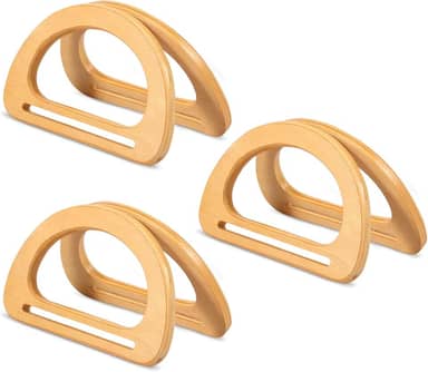 6 peças de alças de bolsa em forma de D, alças de substituição, alça decorativa para bolsas artesanais faça você mesmo, bolsas, canudos, bolsas de praia, bolsas de lona