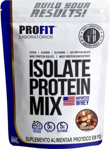 Profit Isolate Protein Mix Creme De Avelã 900G