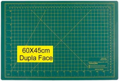 Base de Corte 60x45 Kit Cortador Circular, Alfinetes, Régua e Caneta Acessórios Essenciais para Scrapbook, Artesanato e Patchwork