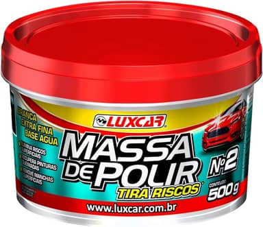 Massa De Polir Tira Riscos Luxcar 500 G