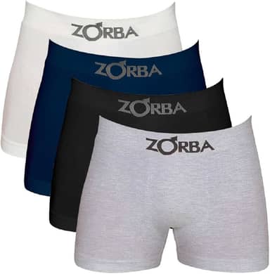 Kit 4 Cueca Boxer Sem Costura Box Zorba Box