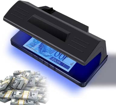 Detector Automático de Notas Falsas, Detector de Dinheiro, Detector de Fatura de Falsificação, Máquina de Detecção de Dinheiro Falso para Notas, Detector de Dinheiro