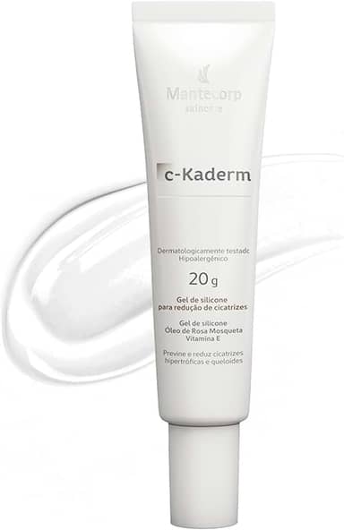 Gel Cicatrizante C-Kaderm Skincare - 20g - Com Vitamina C - Ajuda na Recuperação e Melhora da Aparência da Pele- Mantecorp