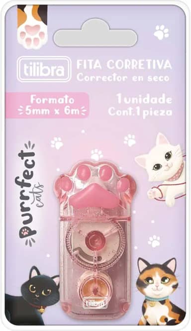 Tilibra - Corretivo em Fita 5mm x 6m Purrfect
