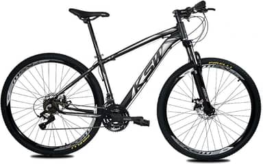 Bicicleta Aro 29 KSW XLT Color 24v Freio Hidraulico Câmbios Shimano Suspensão C/Trava