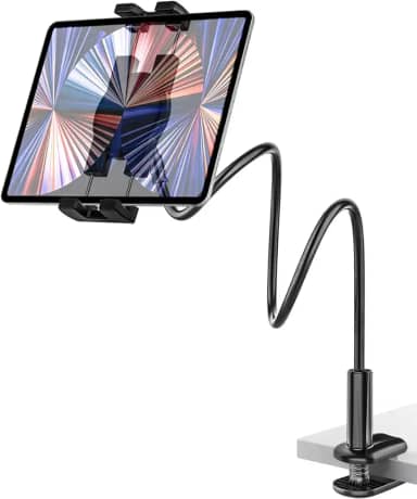 Suporte Universal Flexível Para Tablet Articulado Pescoço Ganso Para Mesa Cama