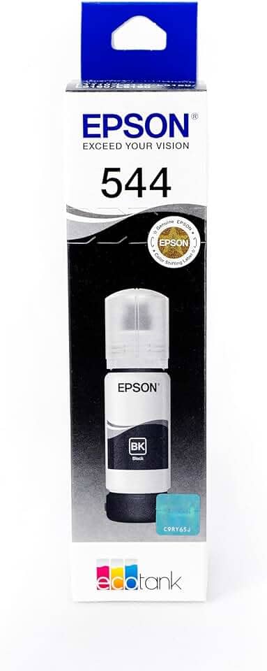 Garrafa De Tinta Original Epson Ecotank T544 Preto - T544122