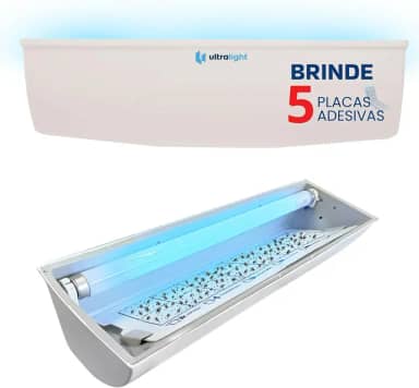 Armadilha Luminosa Mata Mosca Mosquito Insetos + 5 Refis