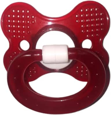 Chupeta Rendinha CF Bico RN Redondo Silicone N1 VM, Sonne, Vermelho