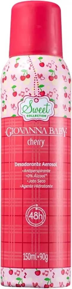 GIOVANNA BABY Desodorante Aerossol Cherry Feminino Giovanna Baby 150Ml