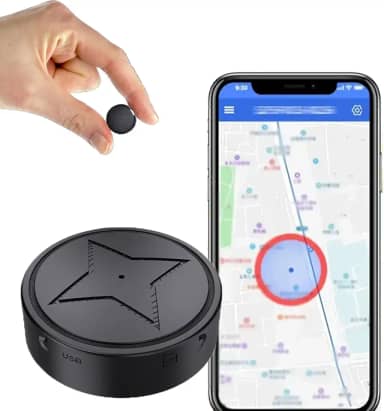 Rastreador GPS Forte Magnético Rastreamento de Veículo Anti-Perda, Multifuncional GPS Mini Lacador (1 peça)