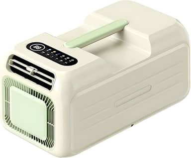 Ar-condicionado e aquecedor portátil de 1300 W (4500 BTU) - Controle 3 em 1 (botão/voz/remoto), sem necessidade de água/dreno, alça compacta para salas de até 80-90 pés quadrados