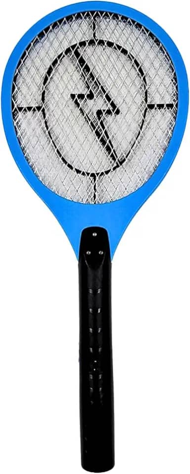 Raquete Elétrica Mata Mosquito Recarregável Bivolt 110/220v eficaz contra pernilongo mosquito da dengue e insetos em geral com Led Indicador (cores sortidas)