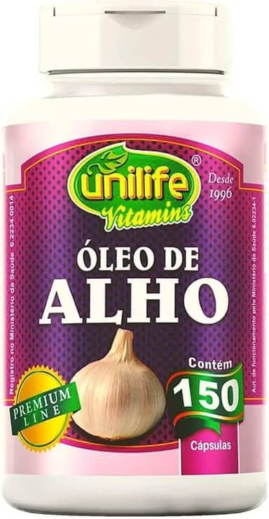 Óleo de alho - 150 cápsulas